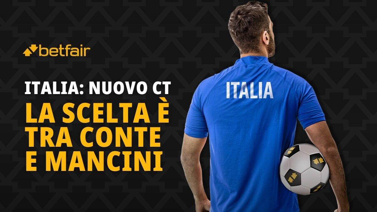Antonio Conte e Roberto Mancini in corsa per il ruolo di CT della Nazionale Italiana