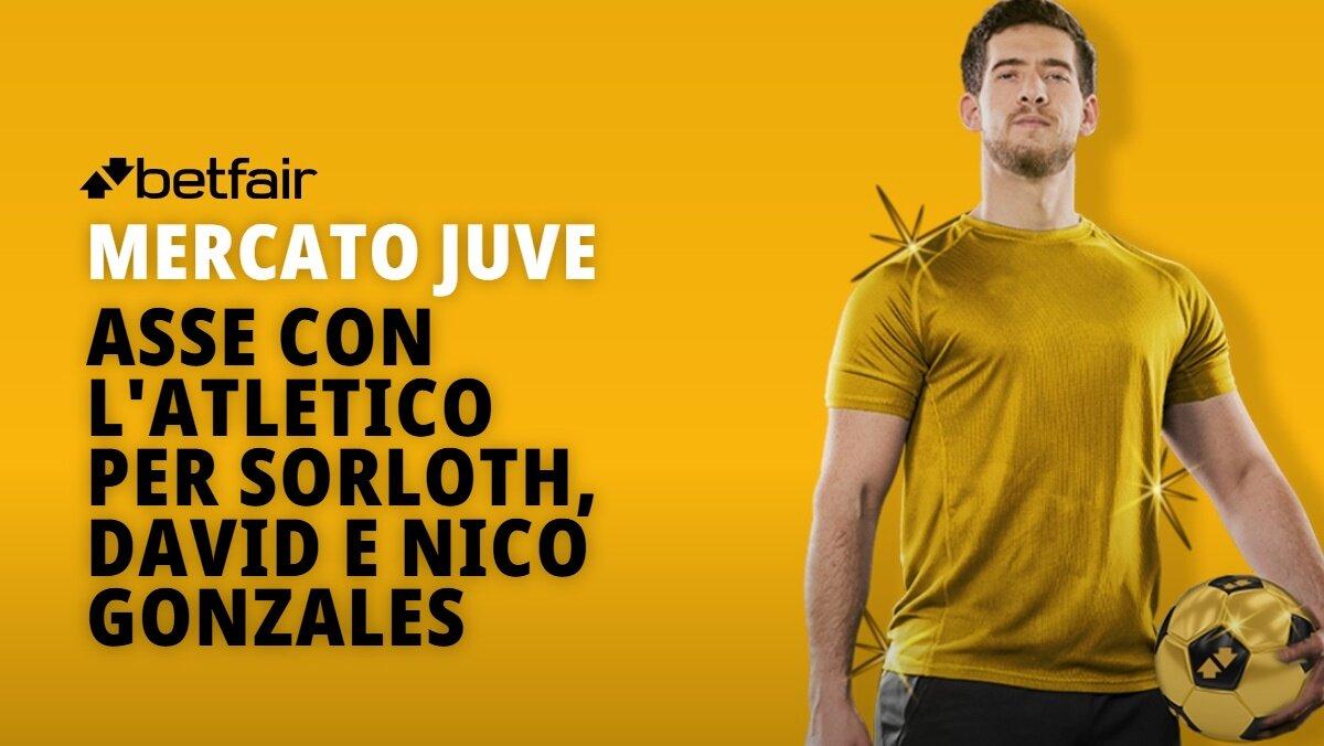 Asse Juventus-Atletico Madrid sul mercato: si trattano Sorloth, David e Nico Gonzalez