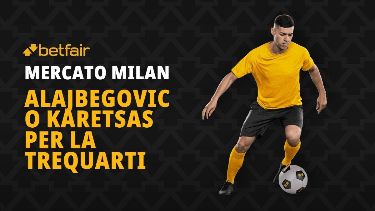 Il Milan punta a Alajbegovic o Karetsas per aumentare la qualità sulla trequarti