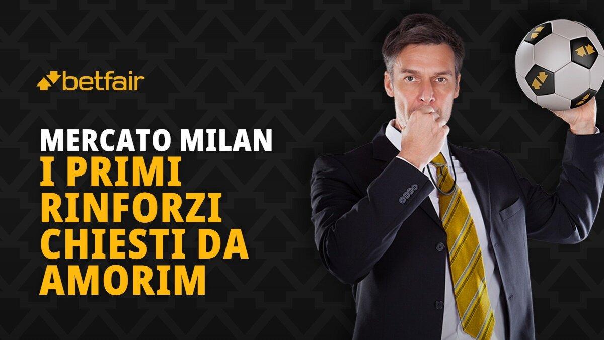 Con l'arrivo di Ruben Amorim sulla panchina del Milan si inizia a parlare di mercato