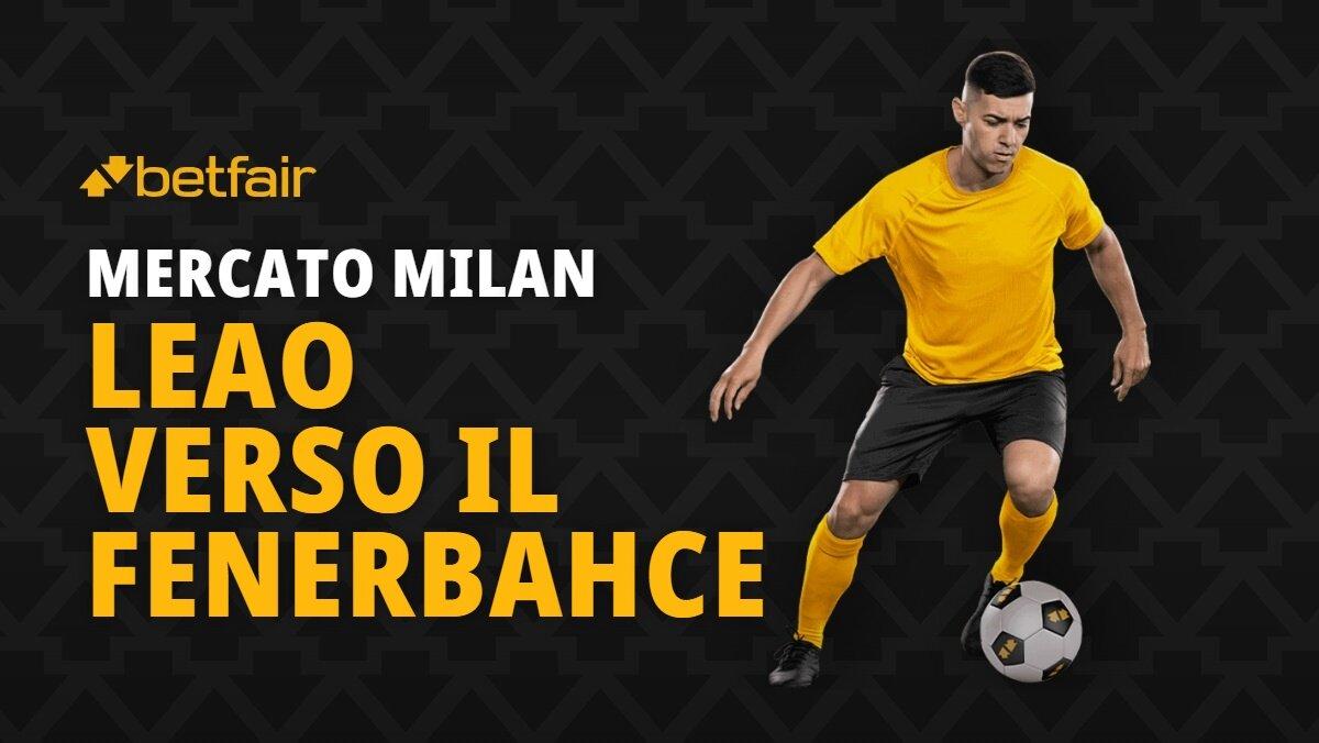 Rafa Leao del Milan sarebbe diretto verso il Fenerbahce