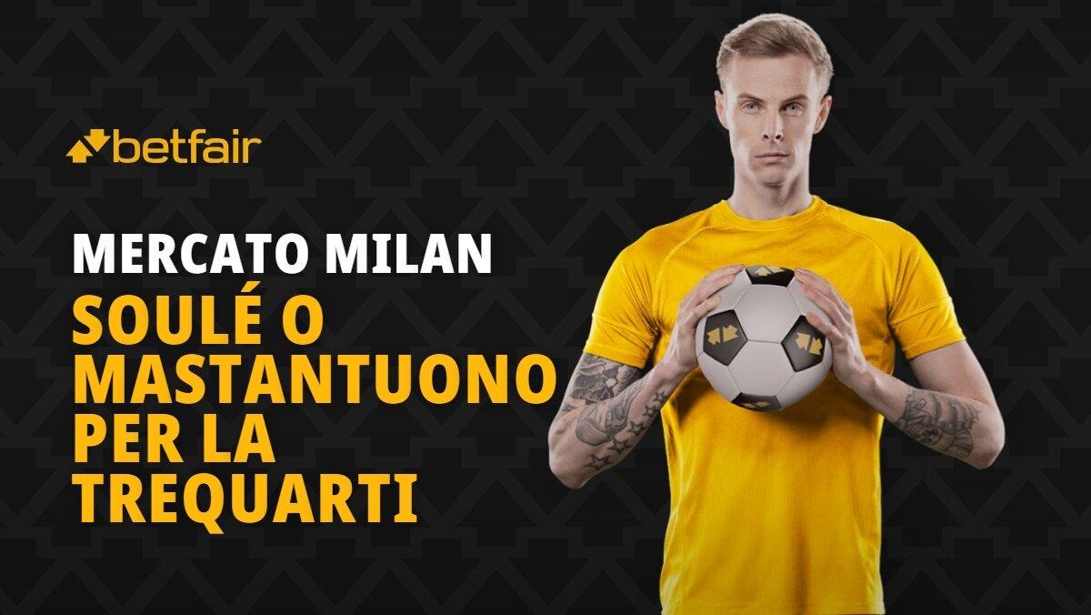 Matias Soulé e Franco Mastantuono sono i trequartisti seguiti dal Milan