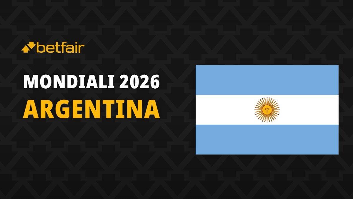 Mondiali 2026 formazione Argentina