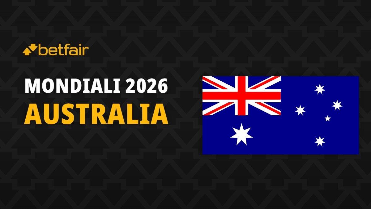 formazione Australia mondiali 2026