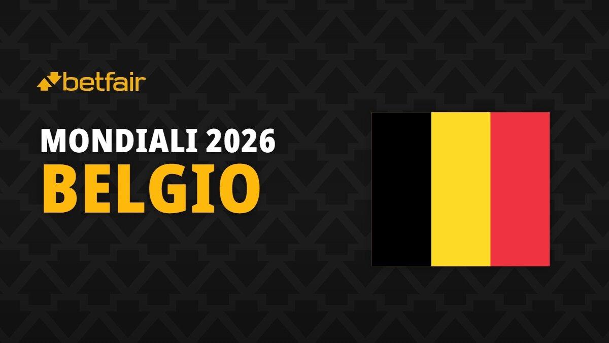 formazione Belgio mondiali 2026