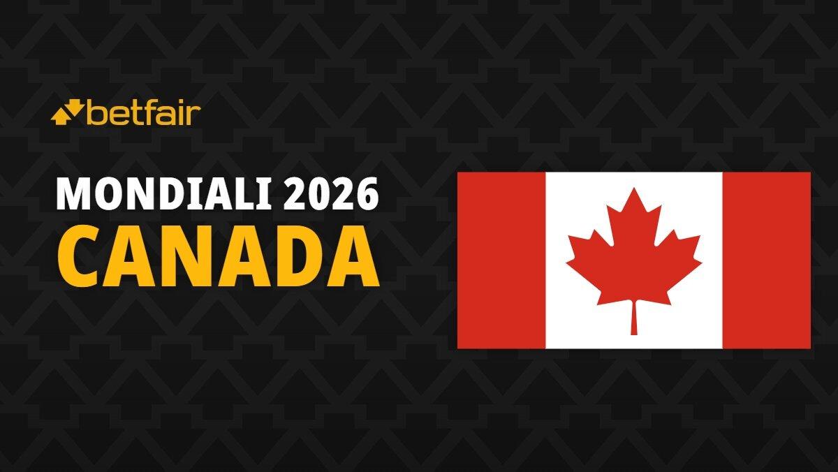formazione Canada mondiali 2026
