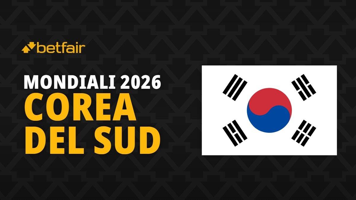 formazione Corea del Sud mondiali 2026