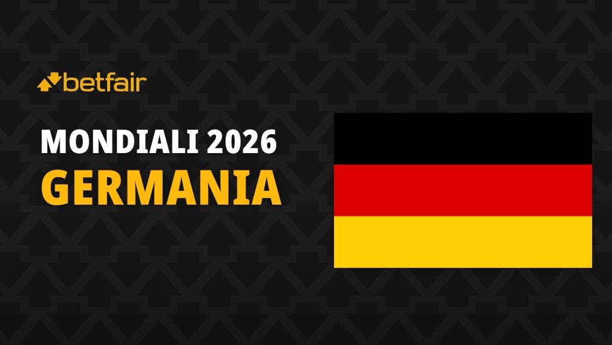 formazione Germania mondiali 2026
