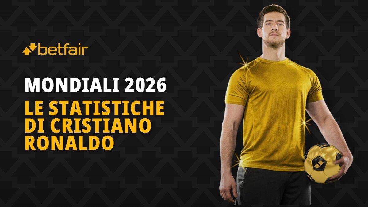 Le statistiche di Cristiano Ronaldo ai Mondiali