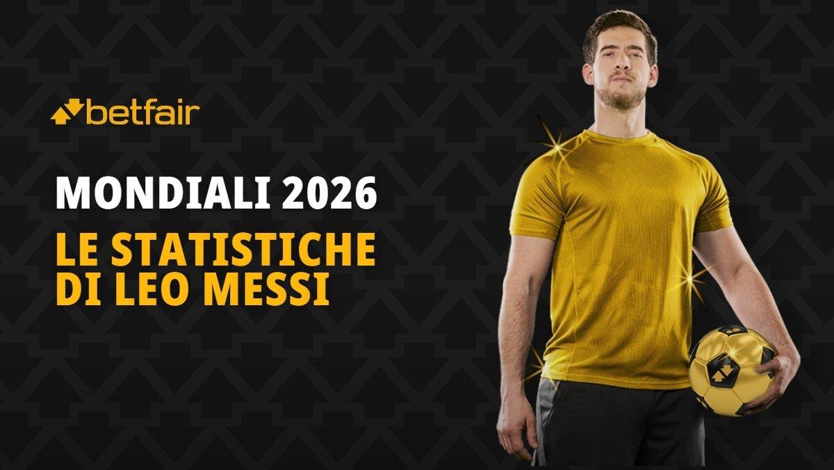 Le statistiche di Leo Messi ai Mondiali