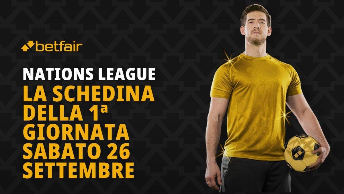 Schedina Nations League 26 settembre