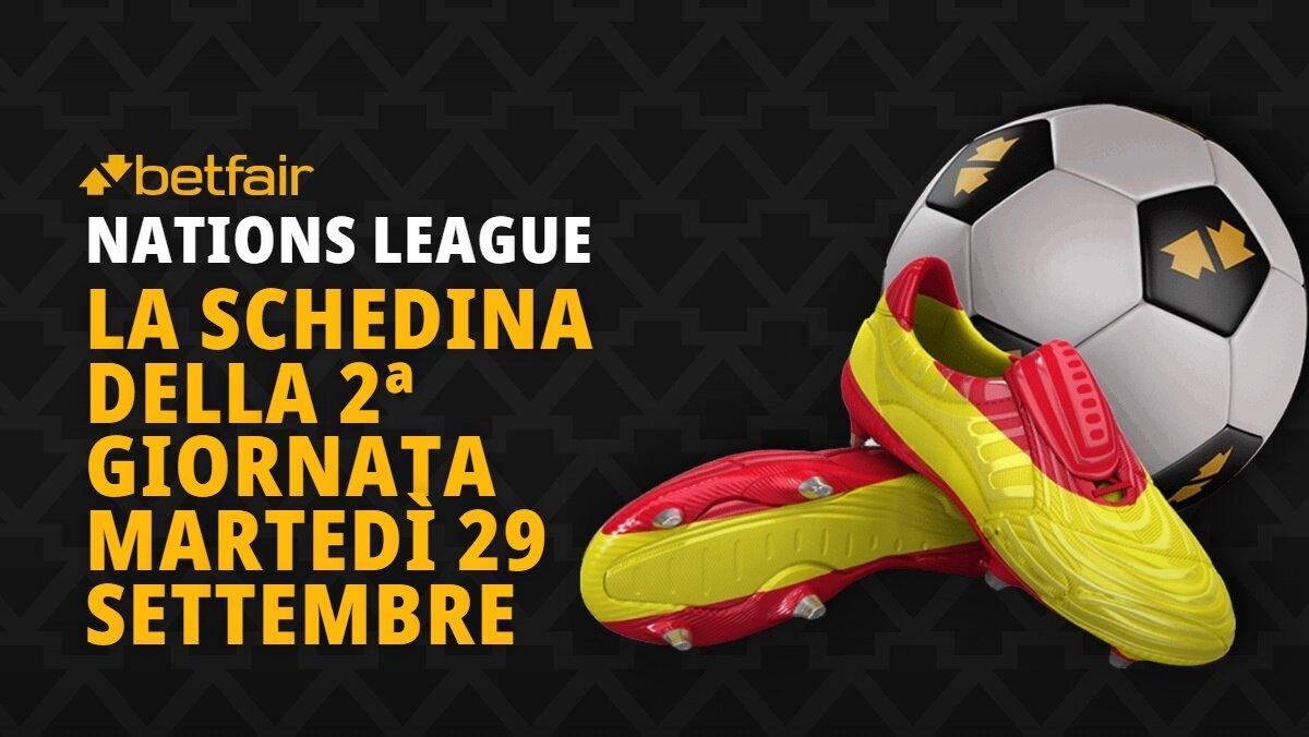 Schedina Nations League 29 settembre