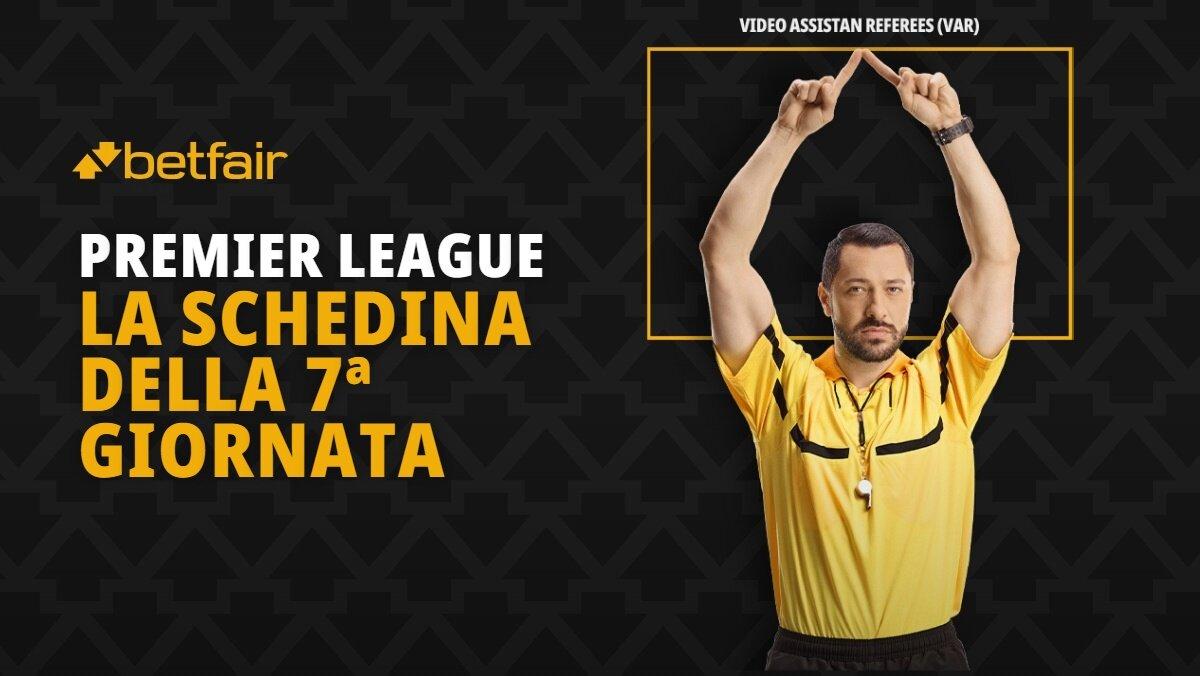 Schedina Premier League 17-19 ottobre