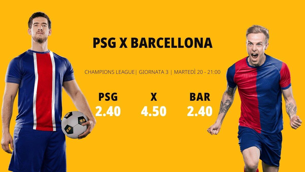 PSG-Barcellona