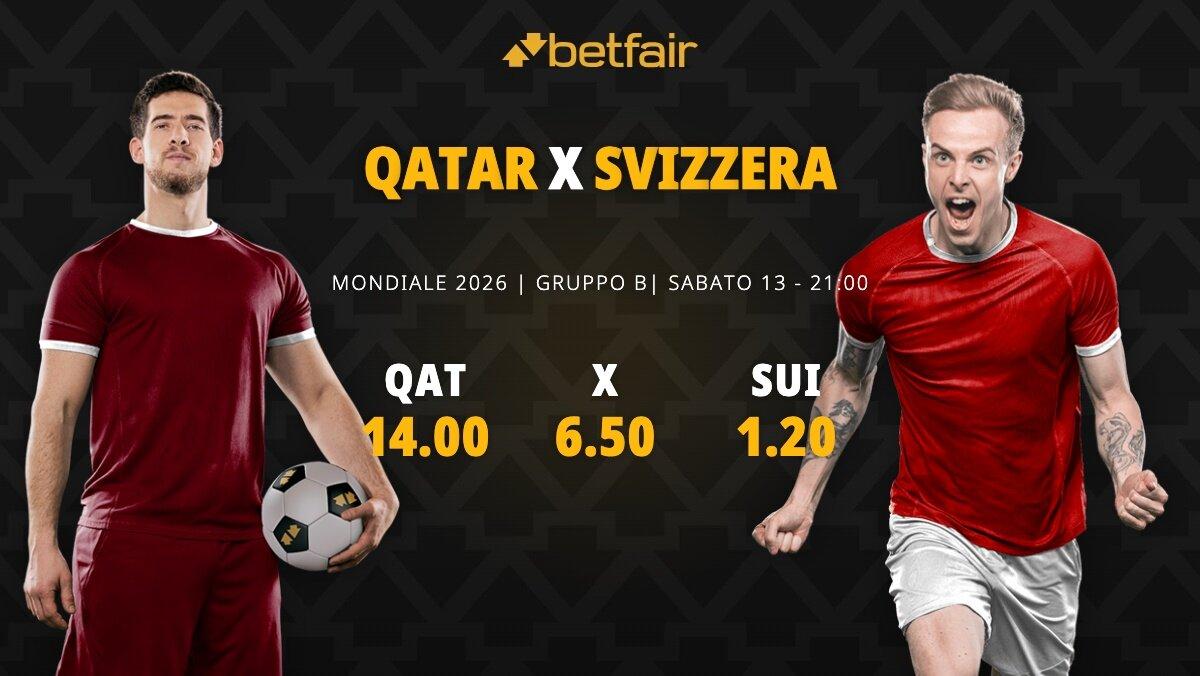 qatar-svizzera pronostico formazioni