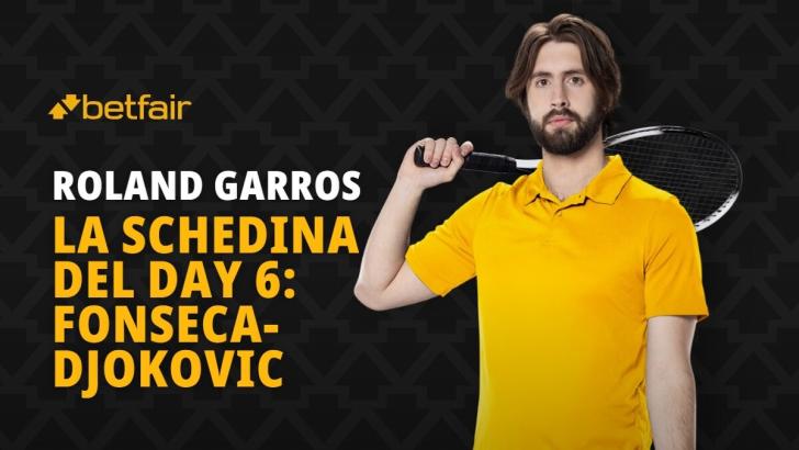 Roland Garros Day 6 Fonseca-Djokovic