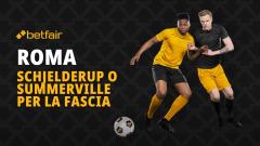 La Roma punta a Schjelderup o Summerville per la fascia