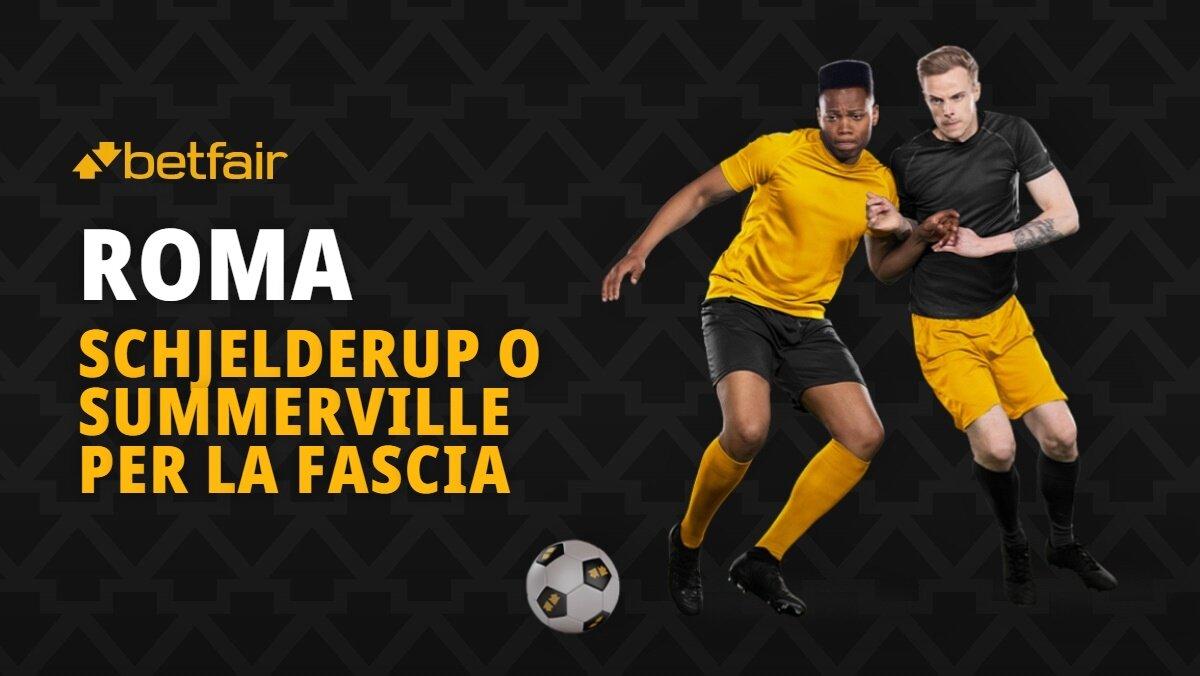 La Roma punta a Schjelderup o Summerville per la fascia