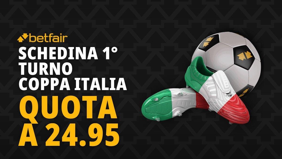 Schedina 1° Turno Coppa Italia