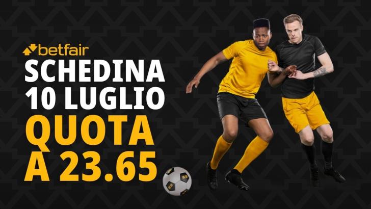 Schedina 10 luglio