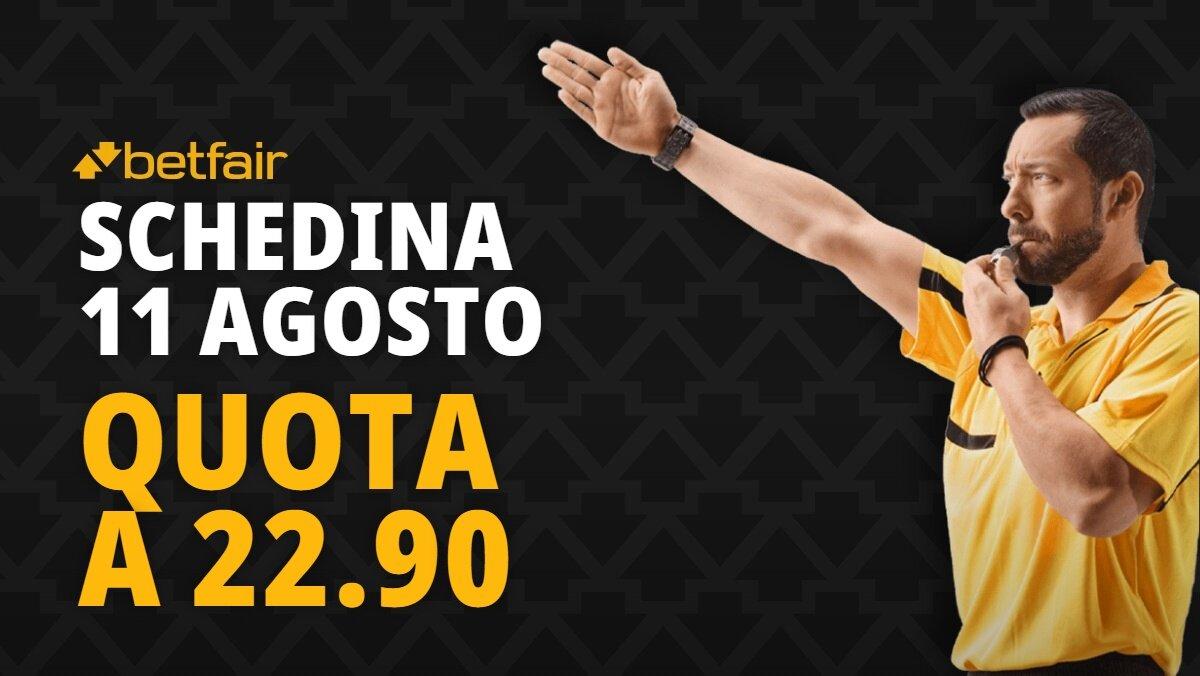 Schedina 10 agosto