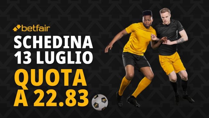 Schedina 13 luglio