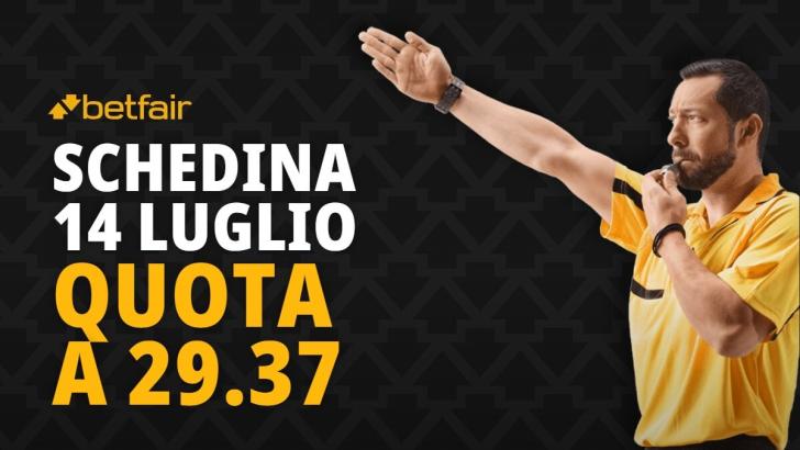 Schedina 14 luglio