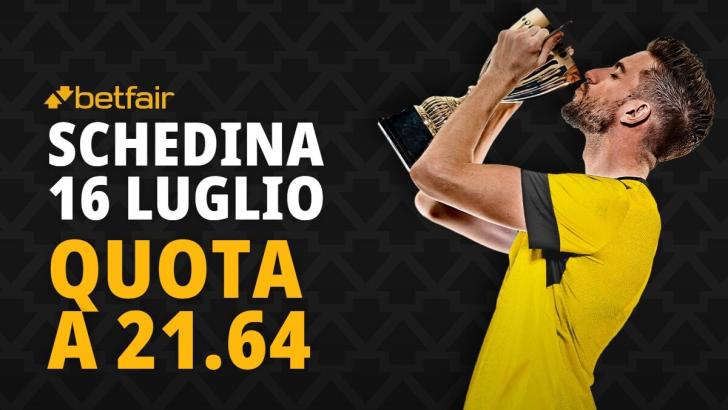 Schedina 16 luglio