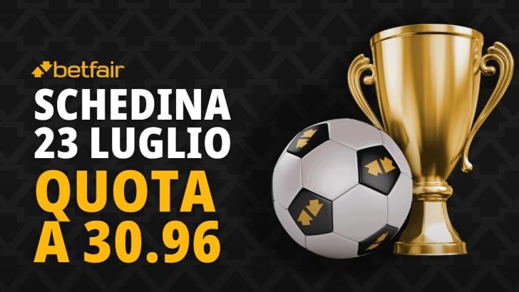 Schedina 23 luglio