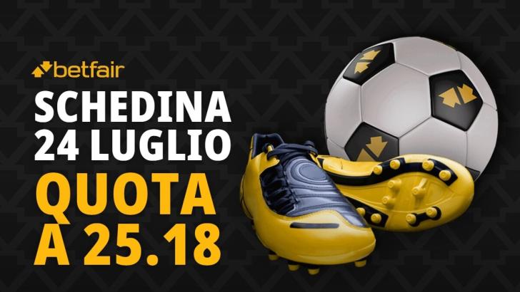 Schedina 24 luglio