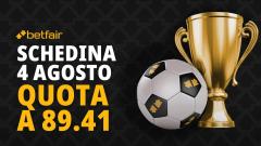 Schedina 4 agosto