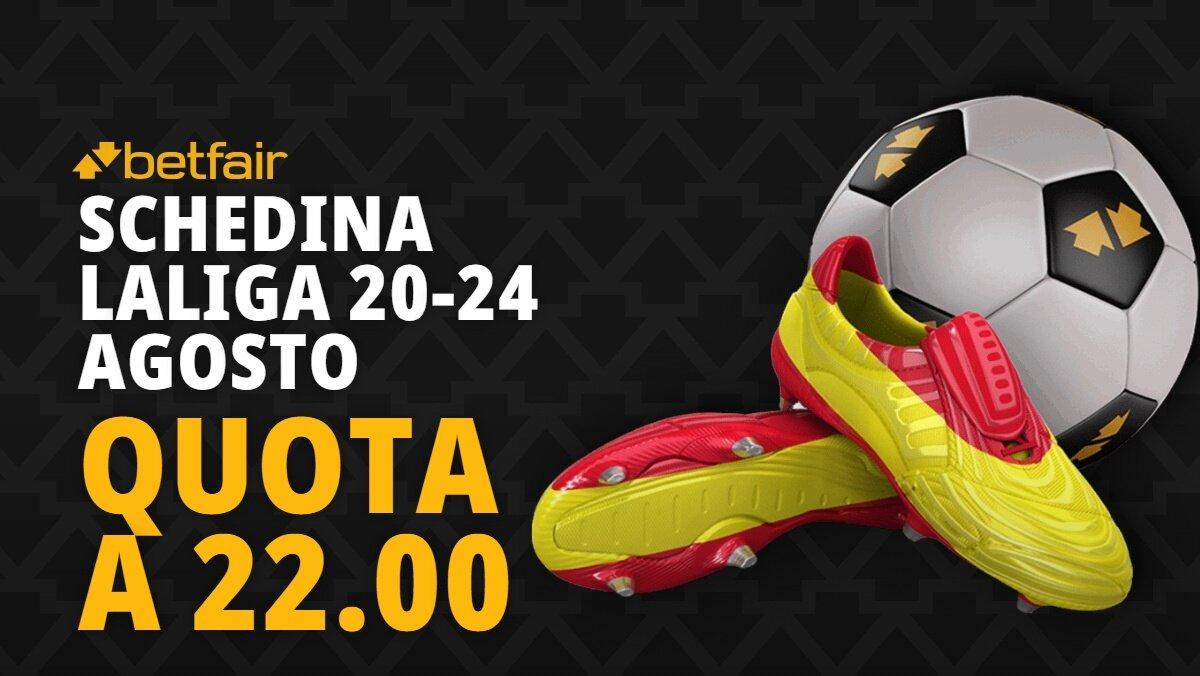 Schedina 2ª giornata LaLiga