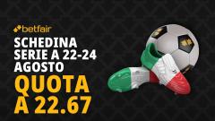 Schedina 1ª giornata Serie A
