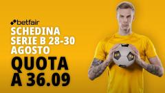 Schedina Serie B 28-30 agosto