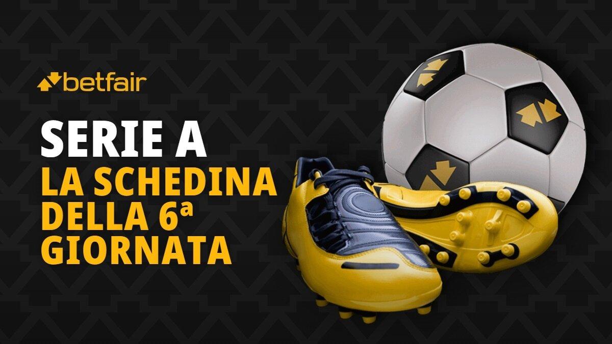 Schedina Serie A 10-12 ottobre