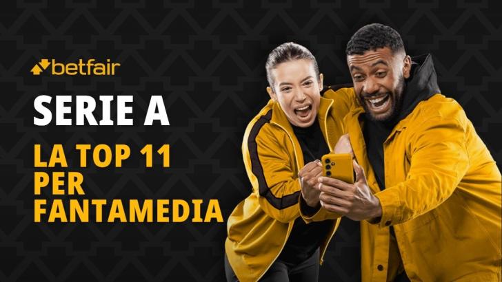 La Top 11 per Fantamedia della Serie A