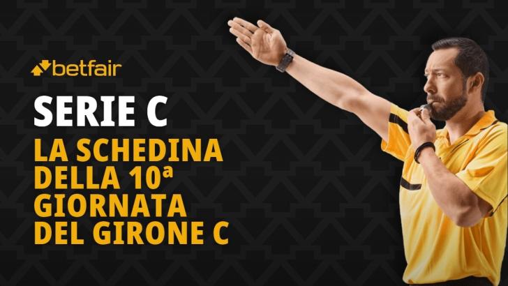 Schedina Serie C Girone C 17-19 ottobre