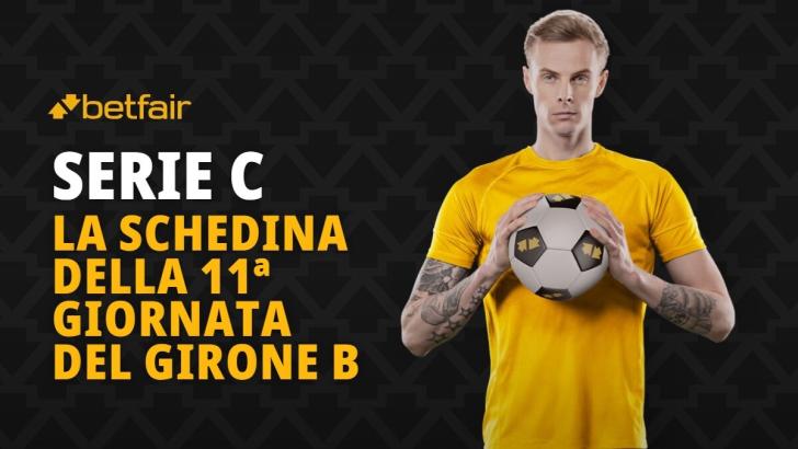 Schedina Serie C Girone B 23-25 ottobre