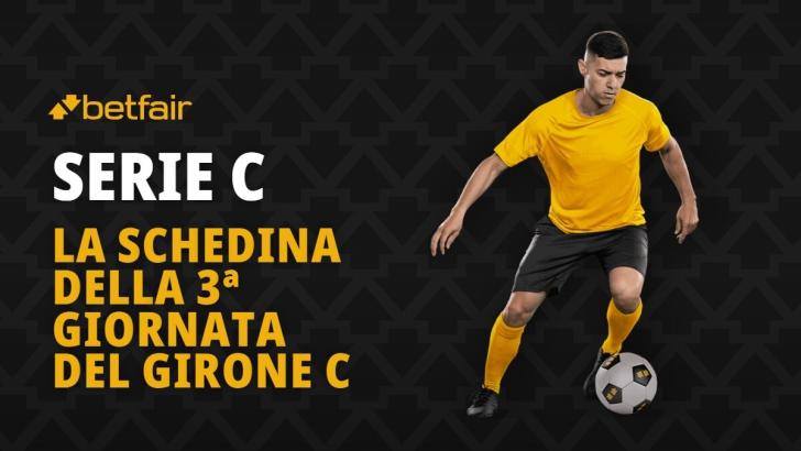 Schedina Serie C Girone C 5-7 settembre