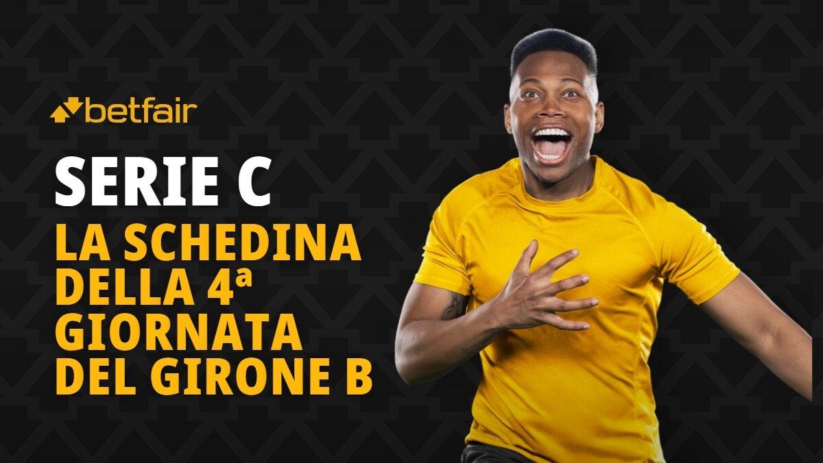 Schedina Serie C Girone B 12-13 settembre