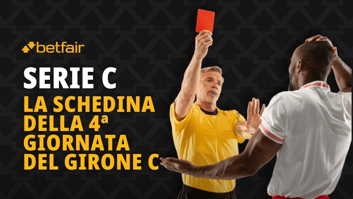Schedina Serie C Girone C 11-12 settembre
