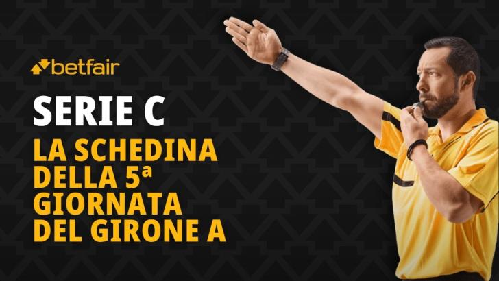 Schedina Serie C Girone A 17 settembre