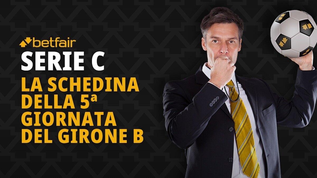 Schedina Serie C Girone B 16 settembre