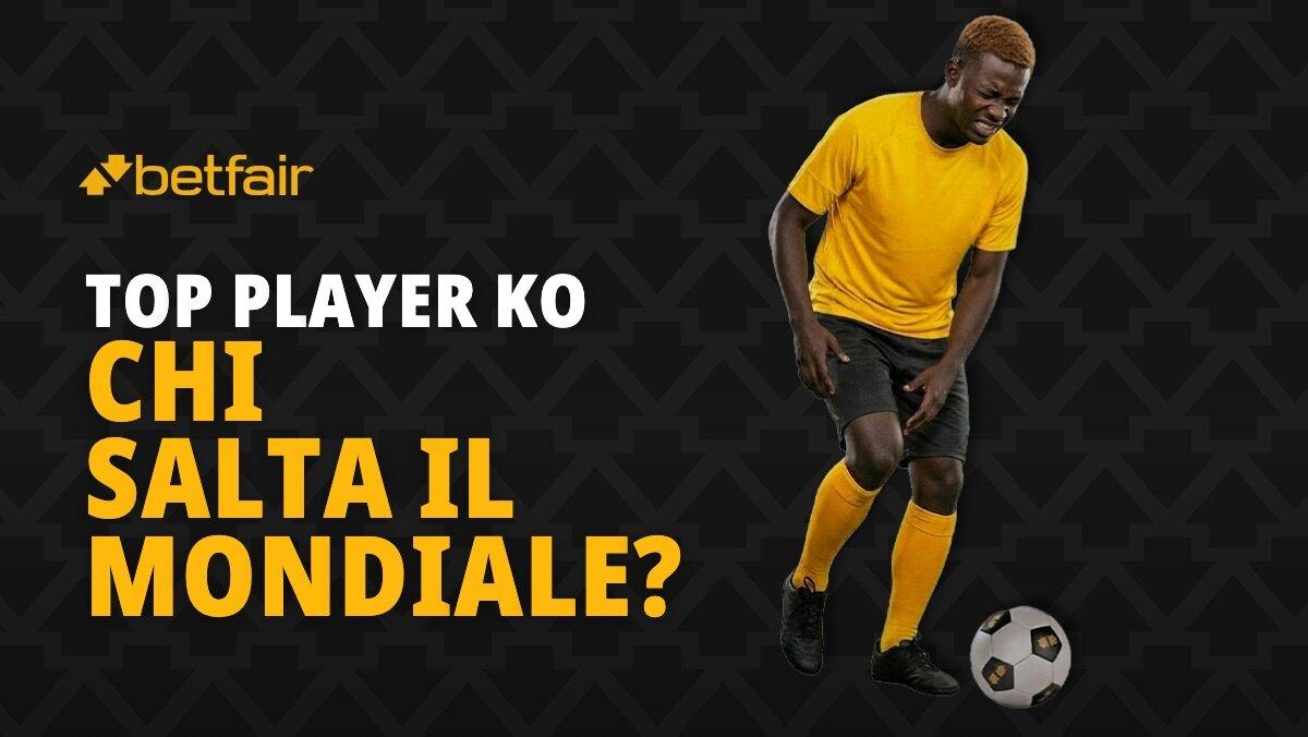 top player infortunati mondiale