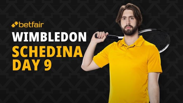 Schedina Wimbledon Day 9