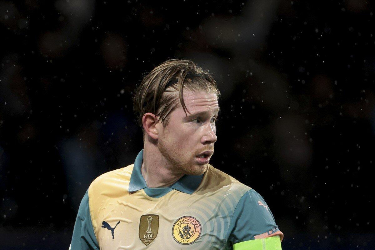 Kevin De Bruyne con la maglia del Manchester City
