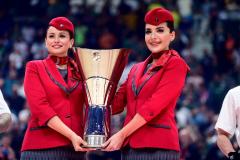 Il trofeo dell'Eurolega di basket