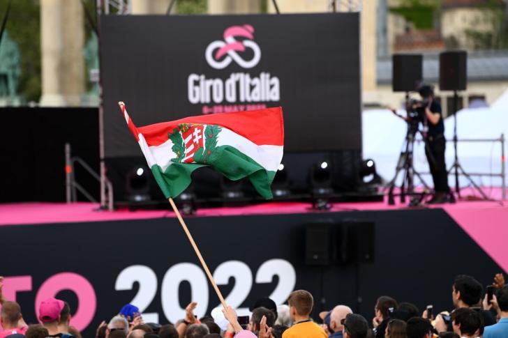 La presentazione del Giro d'Italia 2022 da Budapest