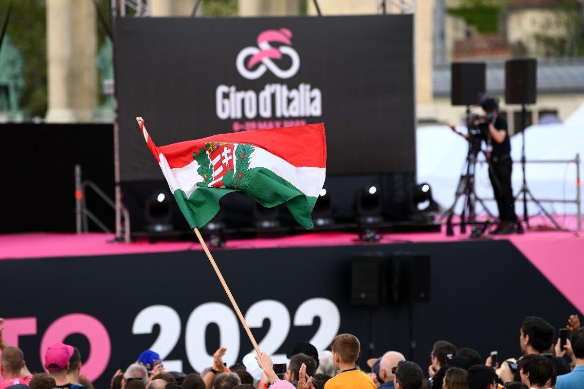 La presentazione del Giro d'Italia 2022 da Budapest