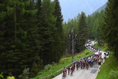 La scalata al San Pellegrino nel Giro d'Italia 2022